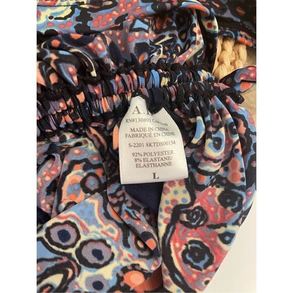 A.L.C. Nolan Dress Stretch Floral Ruched size Large - Picture 10 of 10